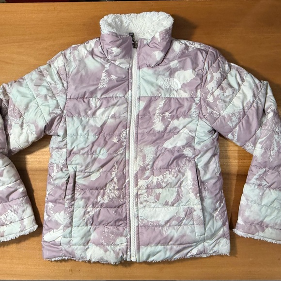 The North Face Kids' Light Pink Patterned Puffer Jacket